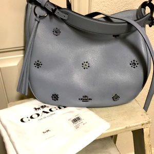 Coach Sutton Scattered Rivets Hobo Bag